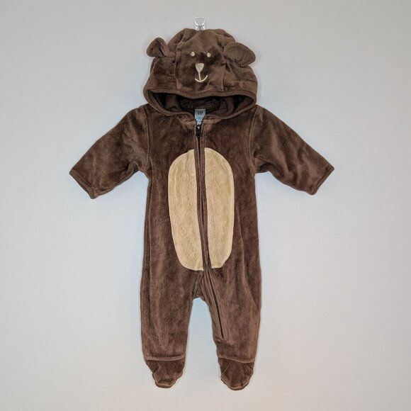 💚 2 for 20 💚 Gap Baby Bear One-Piece Outfit | Bunting - Picture 1 of 4
